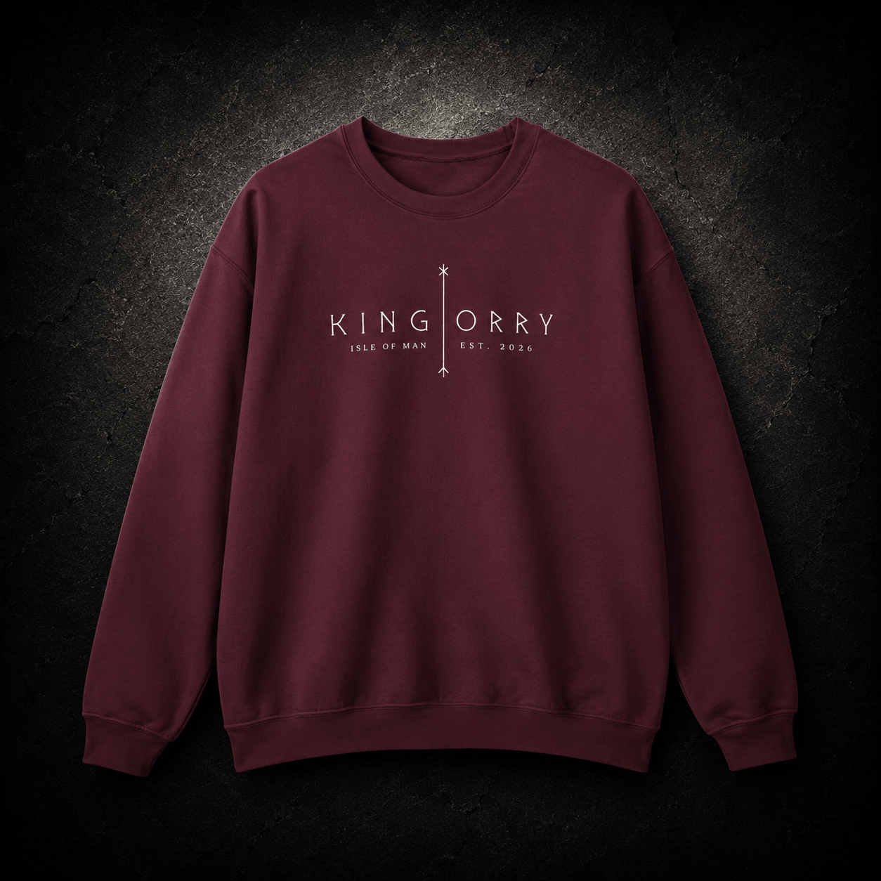 Unisex King Orry Text Jumper Front