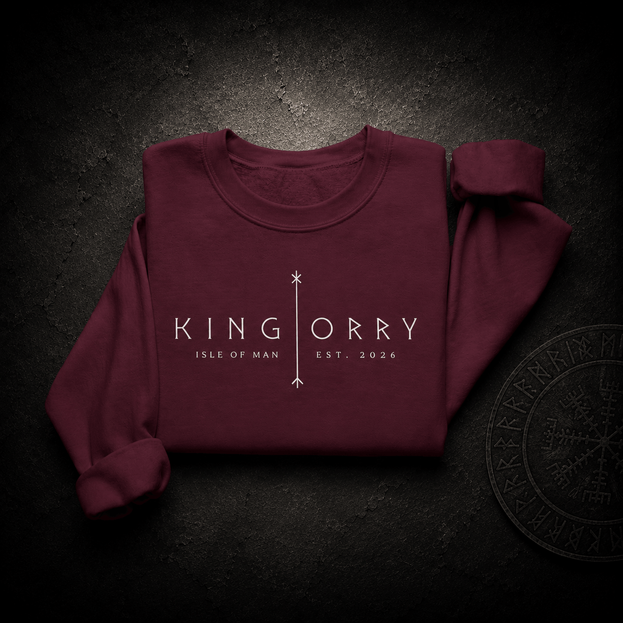 Unisex King Orry Text Jumper