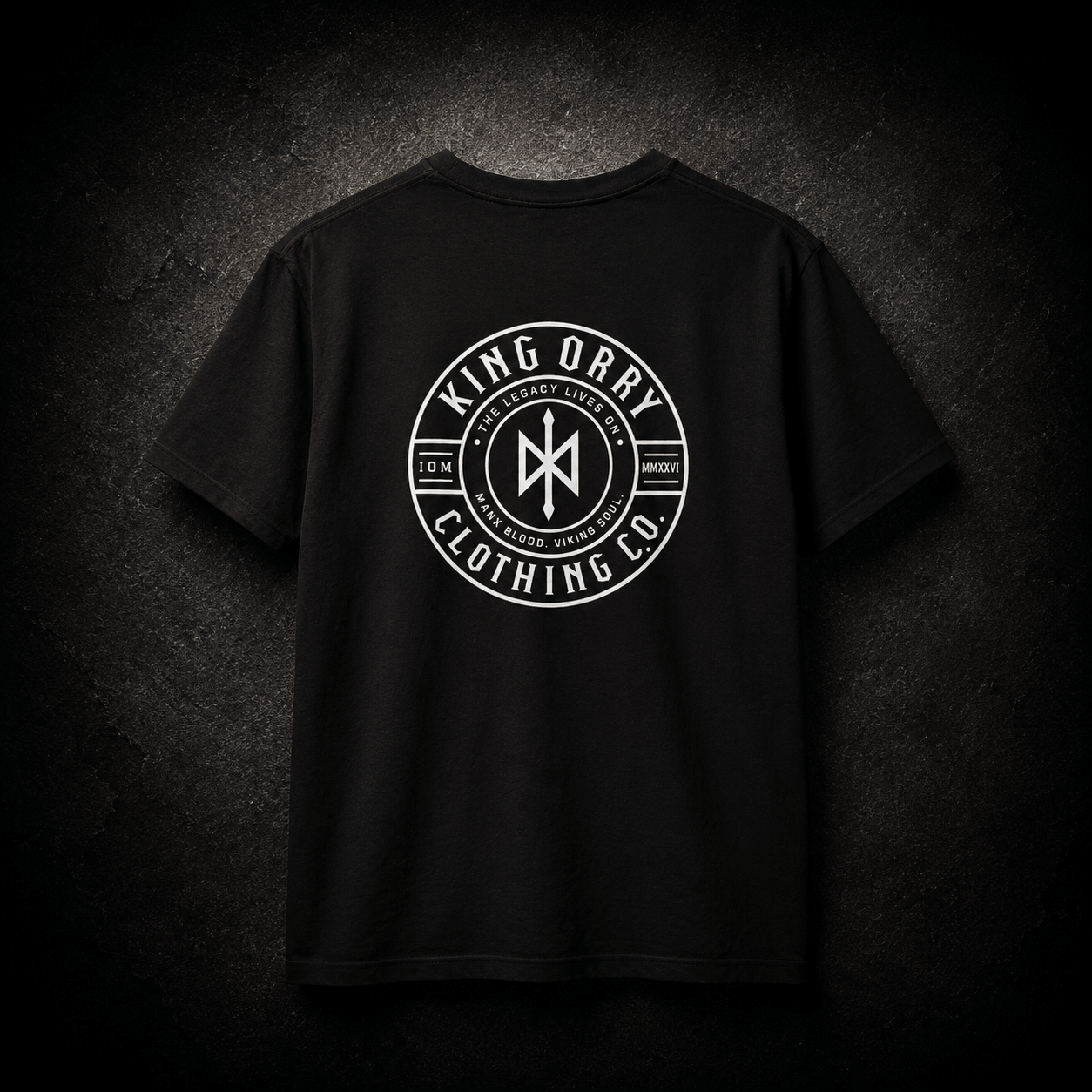 King Orry Black Legacy Tee Back