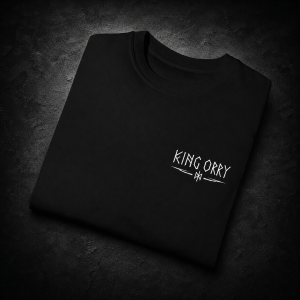 King Orry Black Legacy Tee Folded
