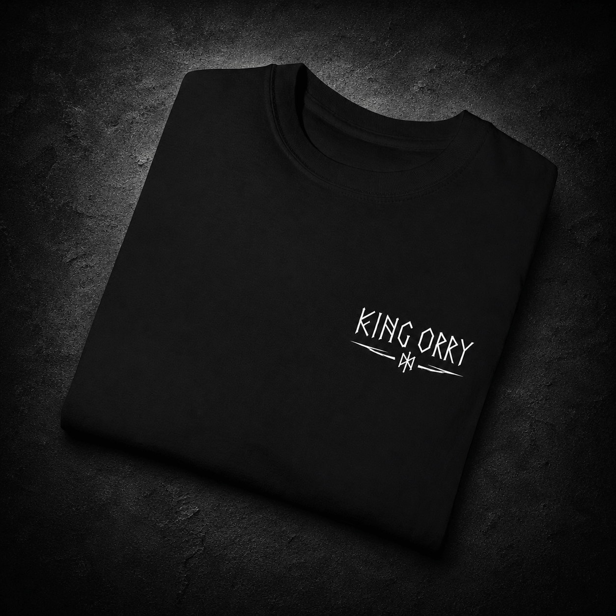 King Orry Black Legacy Tee Folded